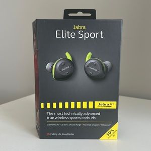 Jabra Elite Sport earbuds! Open Box item! In original box with all accessories.